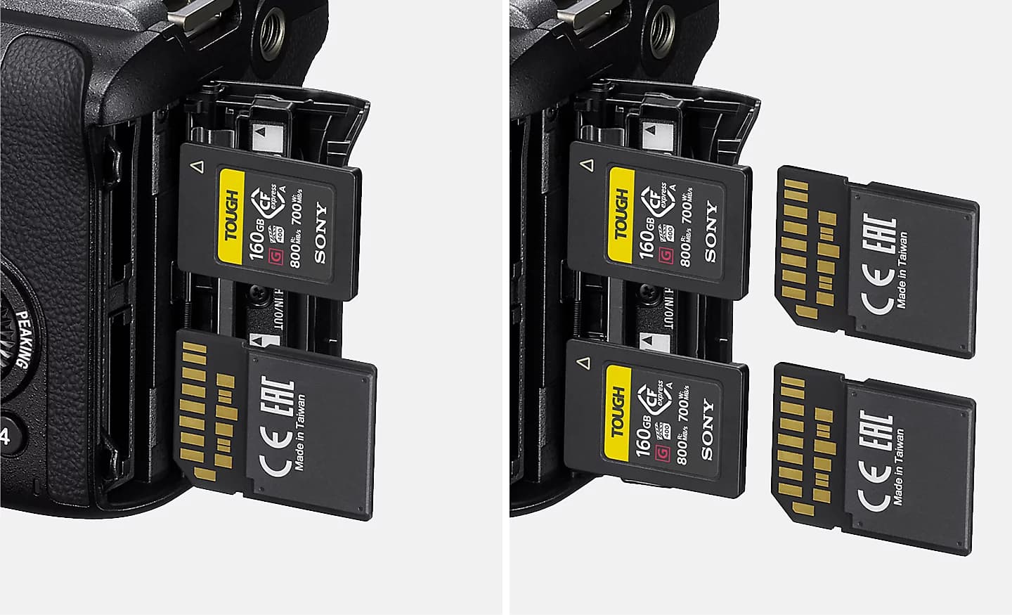 Dual high-speed media slots